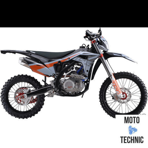 Кроссовый мотоцикл BSE Z8 300e 21/18 Grey Orange Black 2