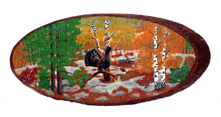 Срез дерева " На току" 57-27-3см вес 1.6 кг