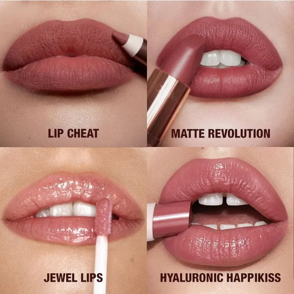 Набор для губ Charlotte Tilbury Pillow Talk  LIP WARDROBE Kit