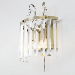 Citilux Инга CL335323 Бра хрустальное с выключателем Бронза