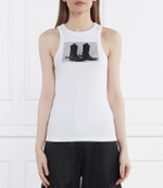 Топ Classic Tank_2 HUGO - белый(50508634)