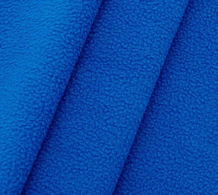 Трикотаж Флис 180 (45 х 50 см, 50 х 50 см +- 2см) цвет васильковый (10216170/161019/0189556, Китай)