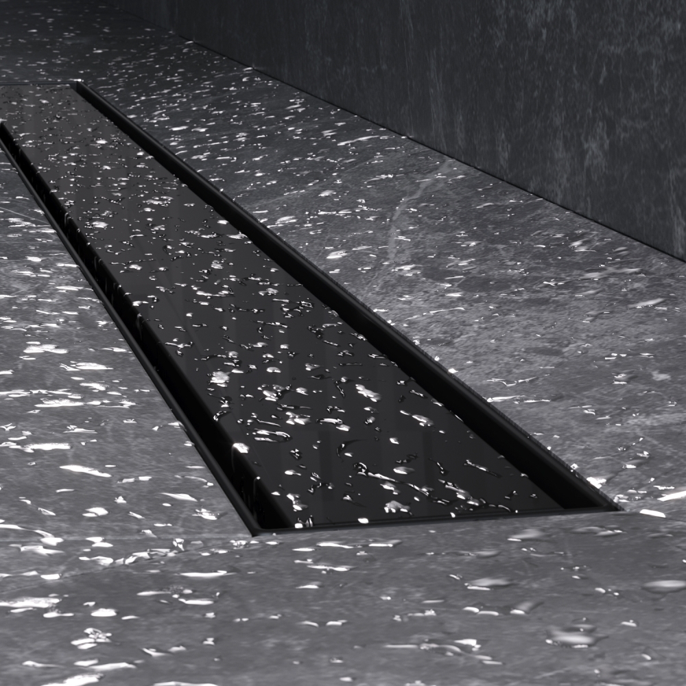 Трап для душа линейный, универсальный затвор Tile, 90 см AM.PM MasterFlow W01SC-U11-090-04BM