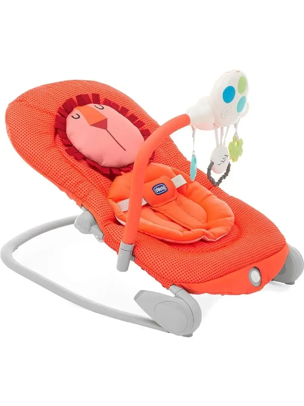 Детский шезлонг Chicco Balloon с музыкальным блоком Lion