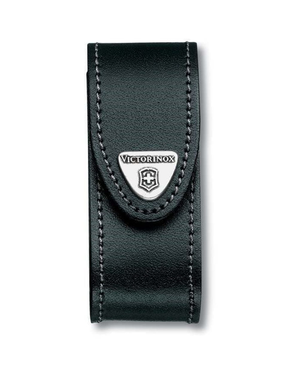 Чехол на ремень VICTORINOX для ножей 91 мм толщиной 2-4 уровня, кожаный, чёрный (4.0520.3)