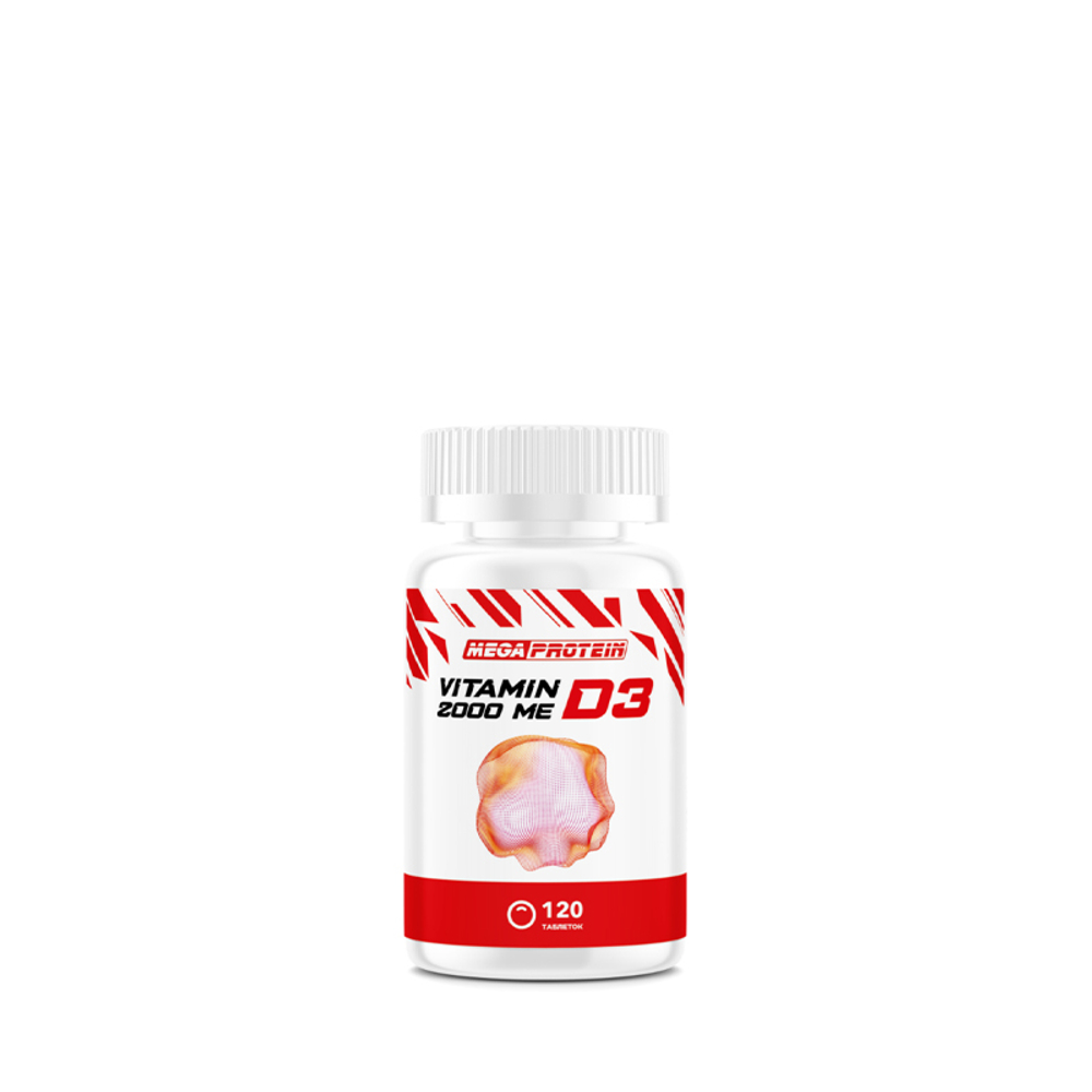 Vitamin D3 2000 ME Tablets (MegaProtein)