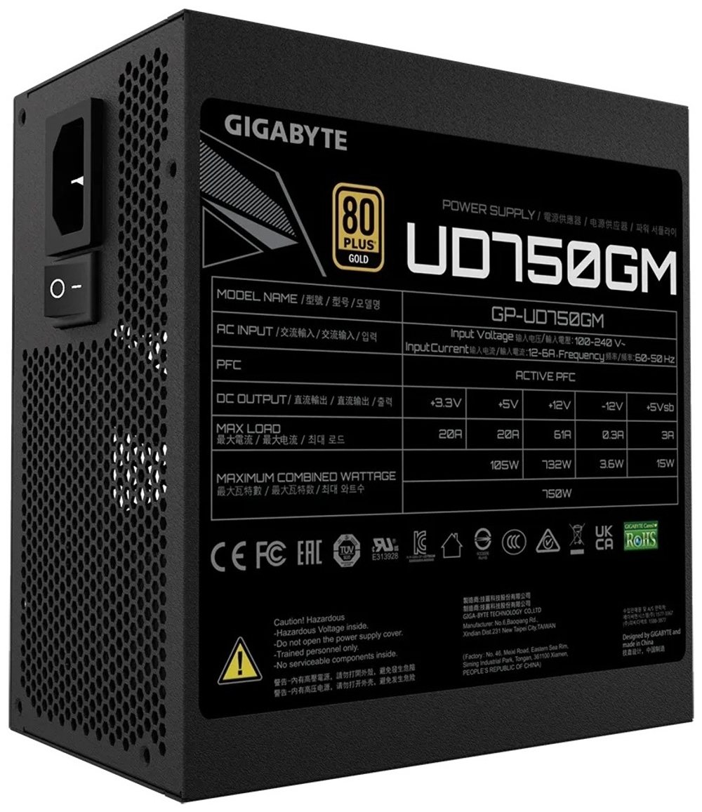 Блок питания GIGABYTE GP-UD750GM 750 Вт