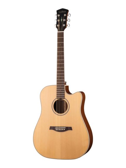 Parkwood S26-GT - электро-акустическая гитара, дредноут с вырезом, с чехлом, глянец