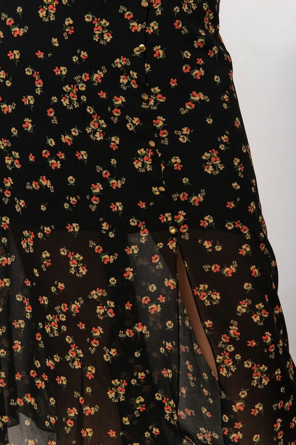 Шифоновая юбка с разрезом Тамбовчанка