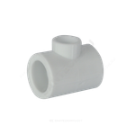 Тройник PP-R переходной белый Дн 110х63х110 внутренняя пайка VALFEX 10106310