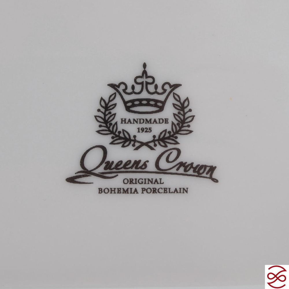 Блюдо квадратное Queen's Crown Лист Бежевый 45*25 см
