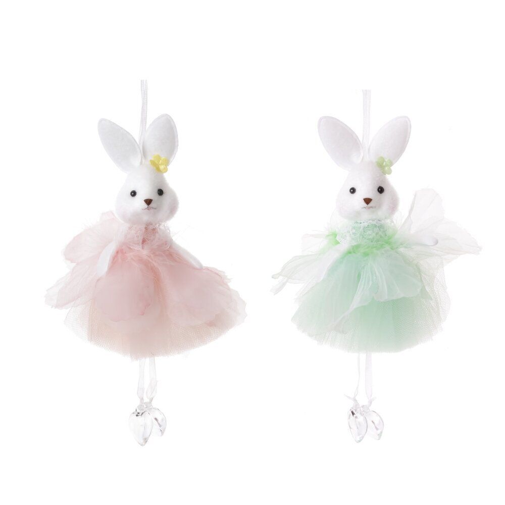 GAEM Изделие декоративное подвесное "Зайка" (блок 6шт), L9 W4,5 H19 см, 2в.