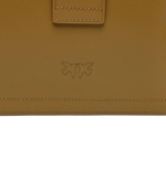 Кожаная сумка-мессенджер love one classic Pinko - оливковый(100053 A0F1)