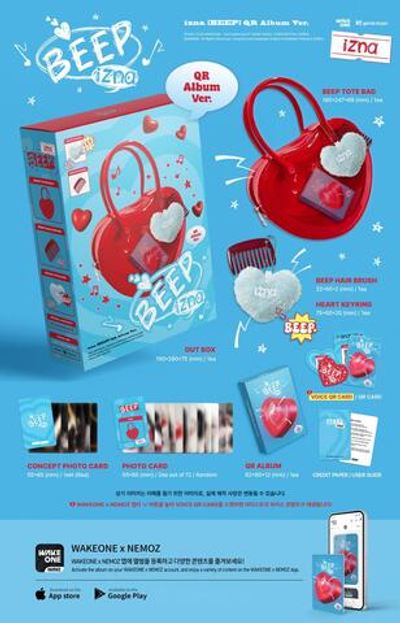 Альбом IZNA - BEEP Single Album LIMITED Edition QR ALBUM Version