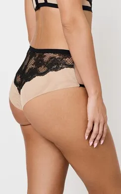 BELINDA BLACK Трусы высокие