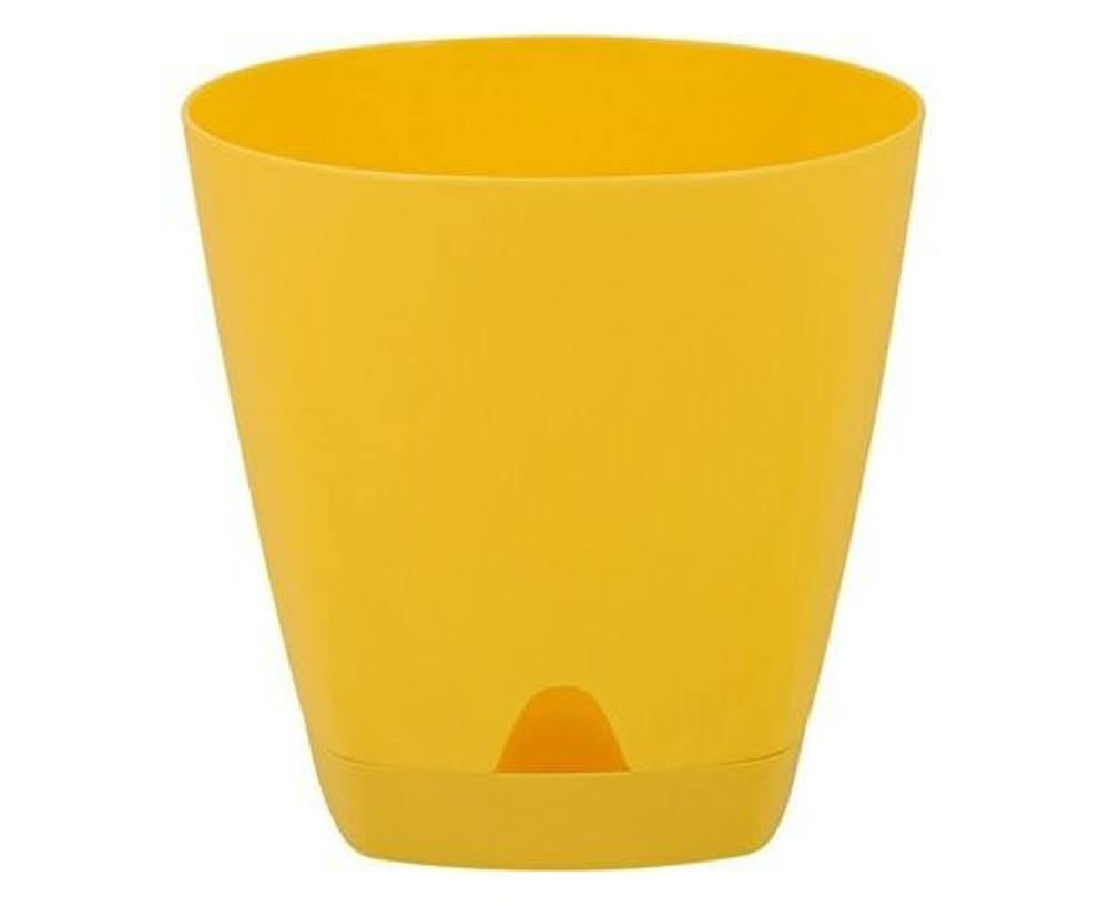 Горшок для цветов диаметр 11 h10.7см 0,65л пластик спелая груша