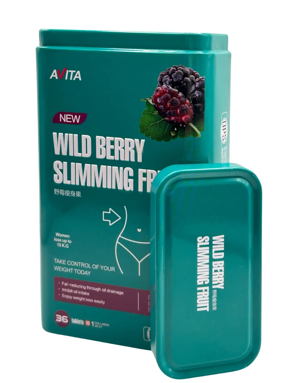 Wild Berry Slimming Fruit 36 капсул в блистерах для снижения веса