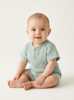 Песочник муслин (горошек на зеленом)