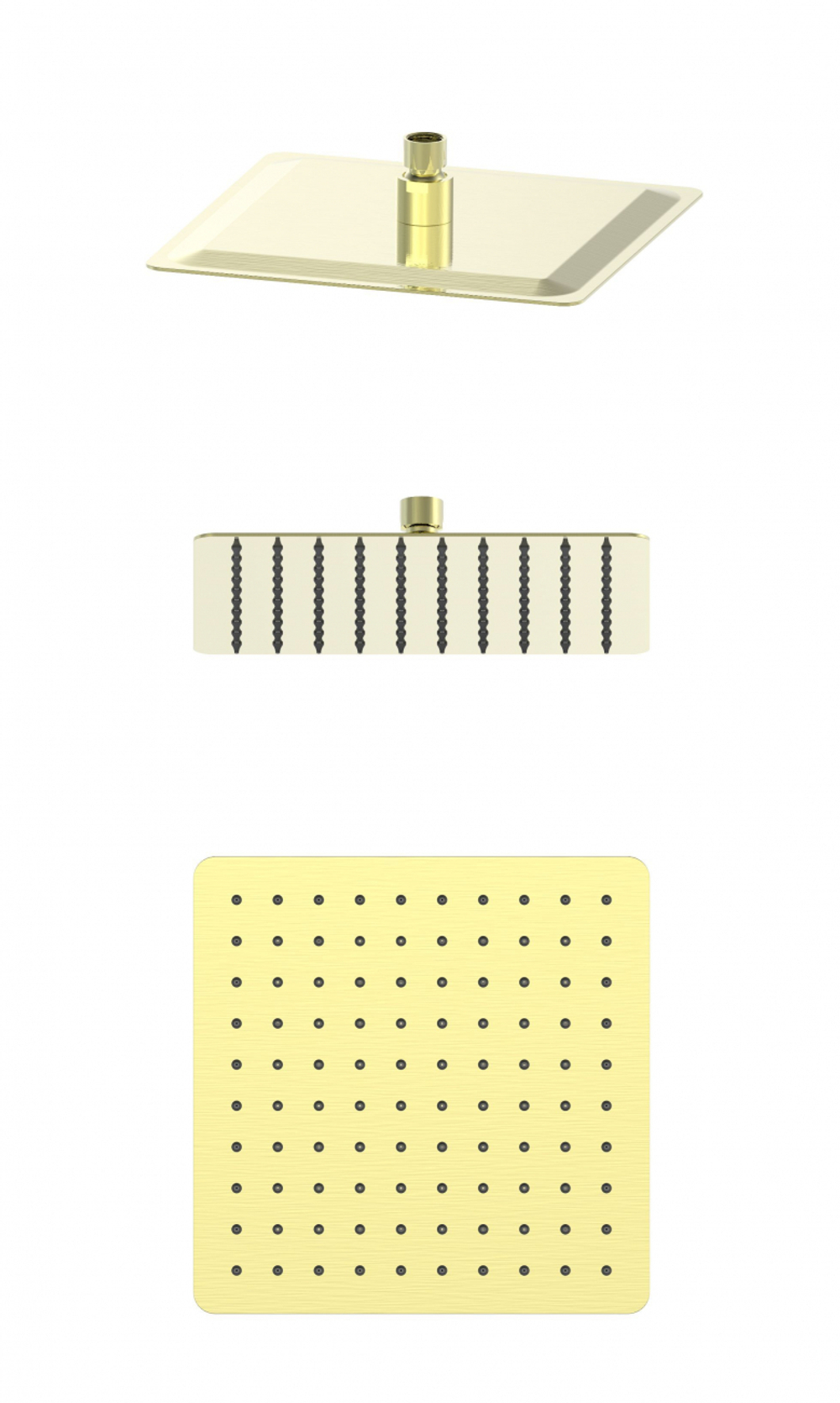 Верхний душ WONZON & WOGHAND, Брашированное золото (WW-88DP06-BG)