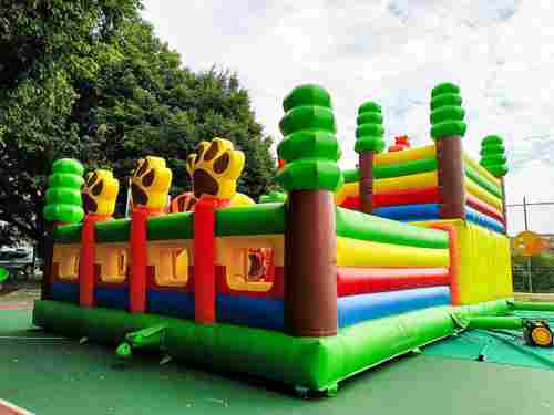 Коммерческий надувной батут «Зоомир 3», 11*7*5 м.