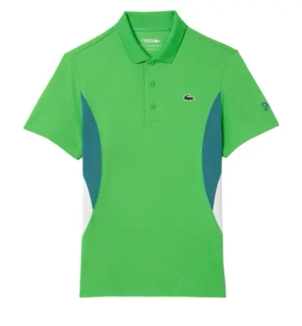 Теннисное поло Lacoste Tennis x Novak Djokovic Ultra-Dry - green