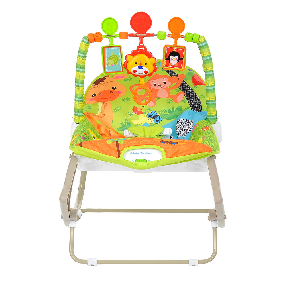 PITUSO Шезлонг Osito Друзья из джунглей (вибр.,звук),2 полож.спинки, 50*67*63 см