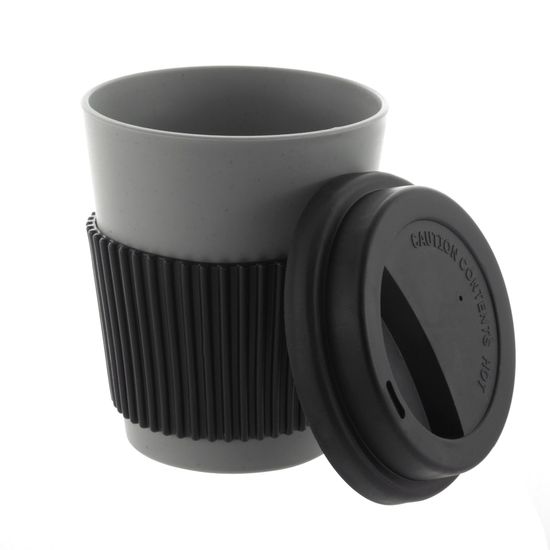 Стакан из бамбукового волокна 400 мл. Kamille KM 1135 с крышкой