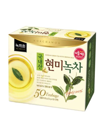 Чай зеленый с коричневым рисом Генмайча Nokchawon 50 пак