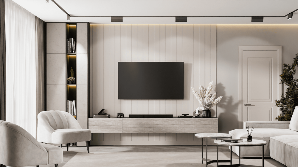 Скандинавская панель МДФ матовая 120х12х2800мм