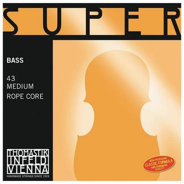 Струны для контрабаса размером 4/4, соло, Thomastik 43 Super Flexible