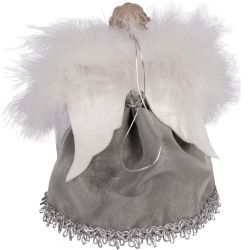 Елочное украшение Ангел Мерри Серебро