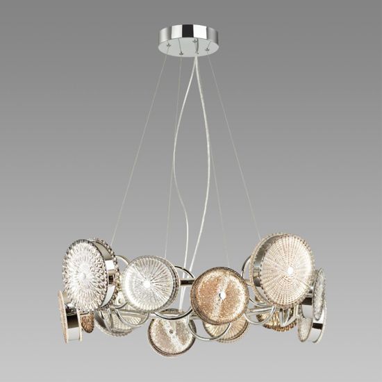 5416/95L L-VISION ODL_EX24 151 хром/разноцветный/металл/стекло Люстра LED 95W 4000K 6400lm CARAMELLA