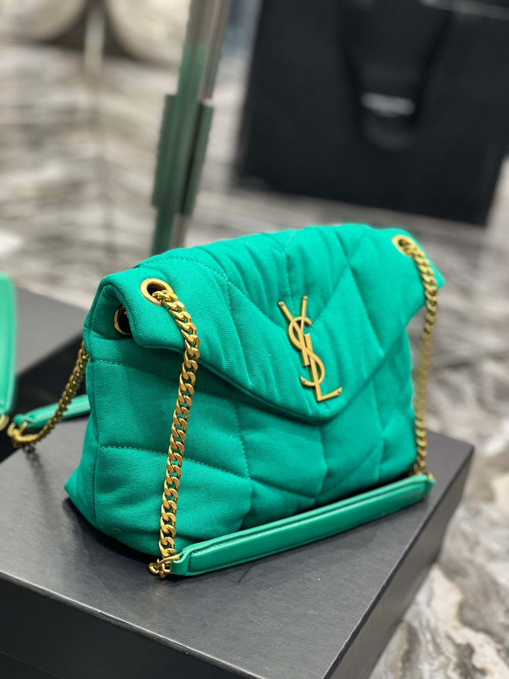 Saint Laurent Loulou Puffer Bag 29 cm