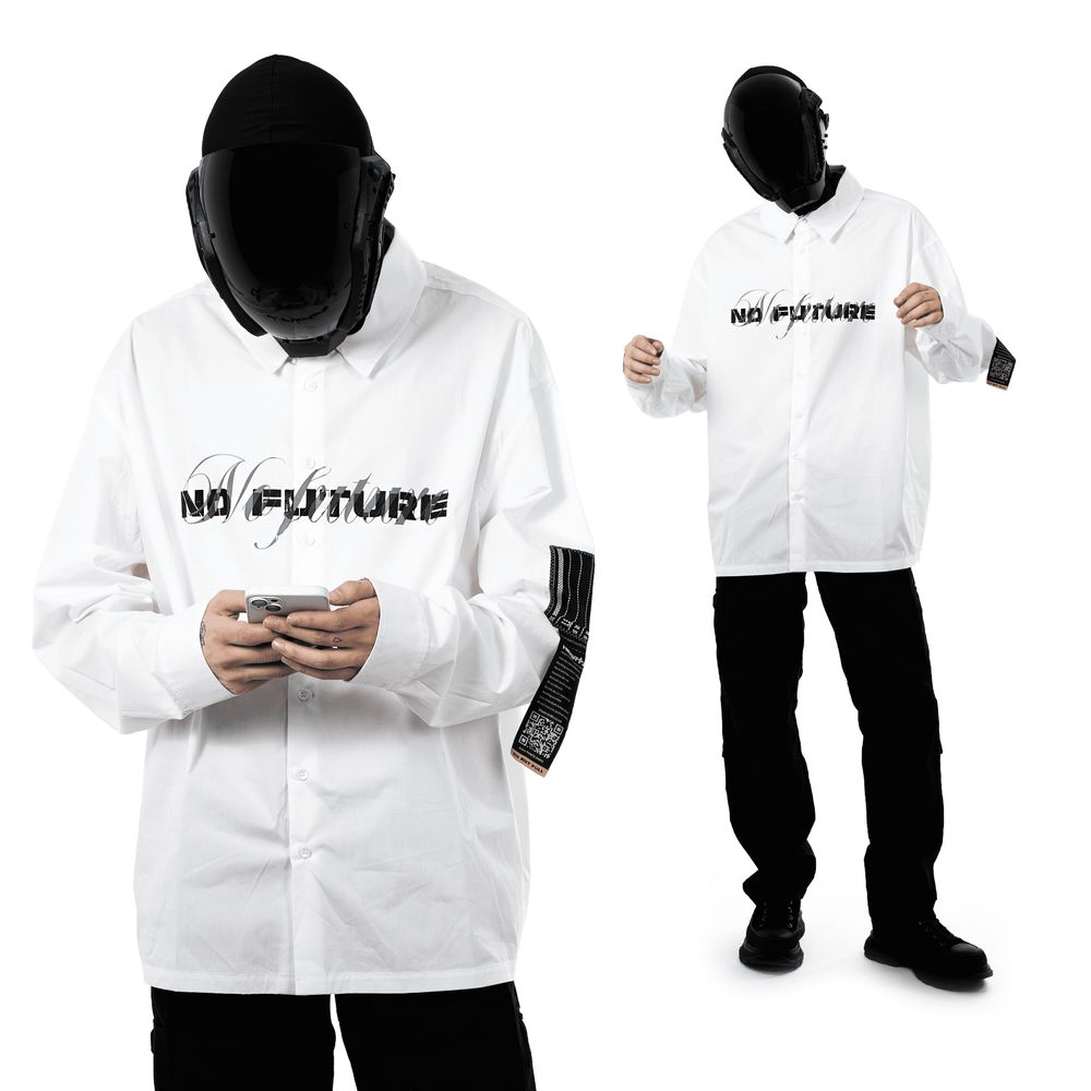 Рубашка Heartz Desk Jockey Oversize Cotton белая