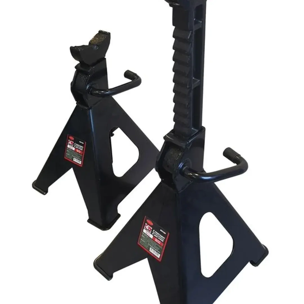 Подставка ремонтная с упорными пятками 6т (h min 385мм, h max 595мм) (к-т 2шт) RockForce RF-TH56001B