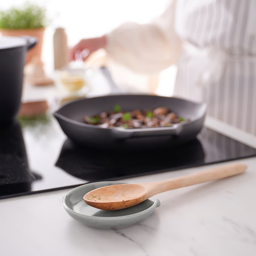 РОДСИРА RОDSYRA Подставка для ложки 12 см, серая