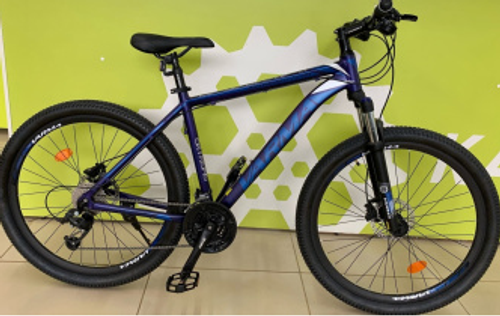 Велосипед 27.5" VARMA EXTREME H 77DA  р.19 синий 24ск ал.