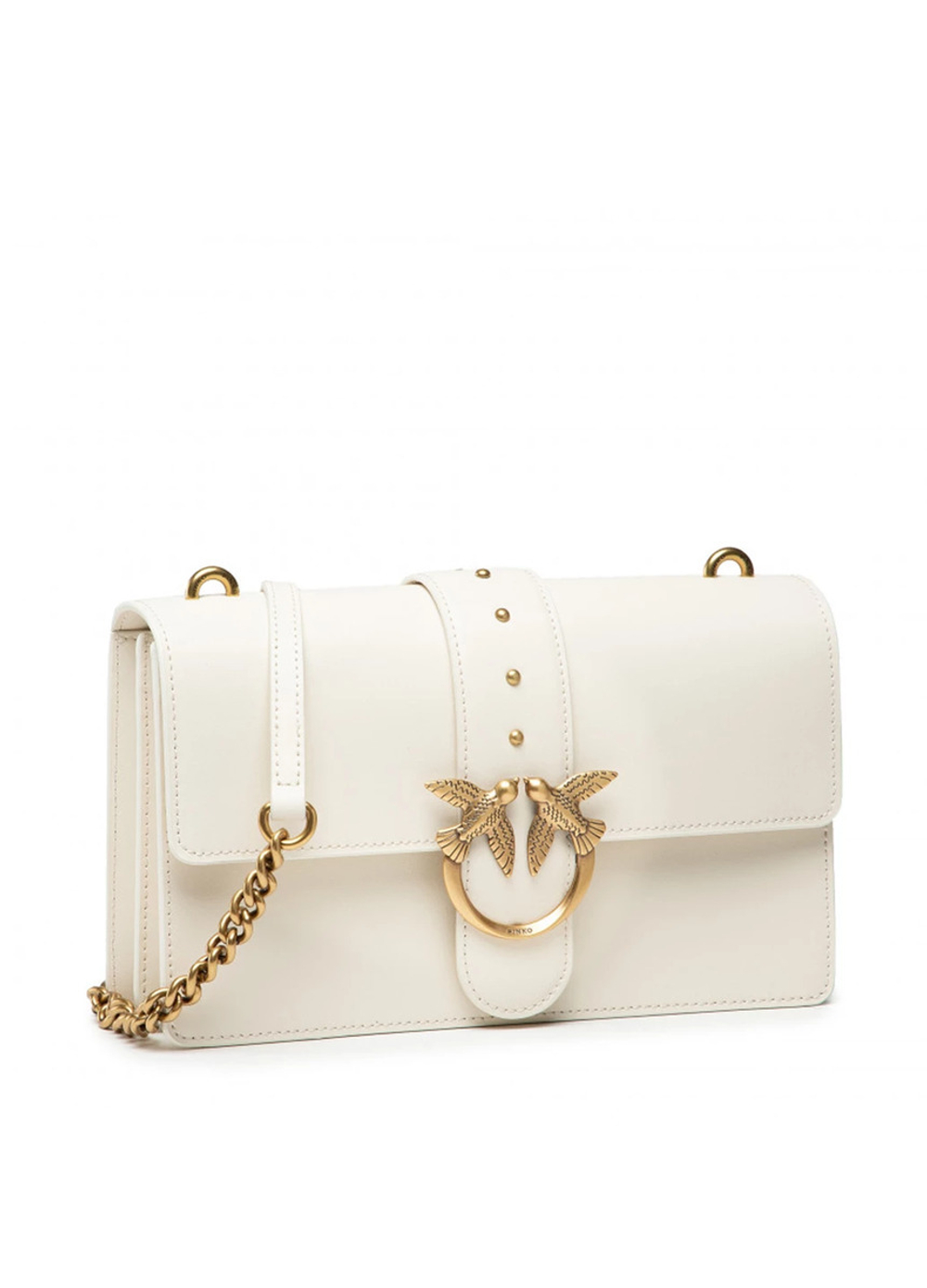 CLASSIC LOVE BAG SIMPLY – white/gold