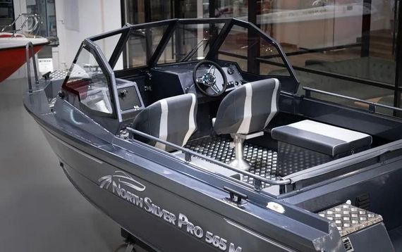Катер-лодка алюминиевая NORTHSILVER PRO 565 Б/У