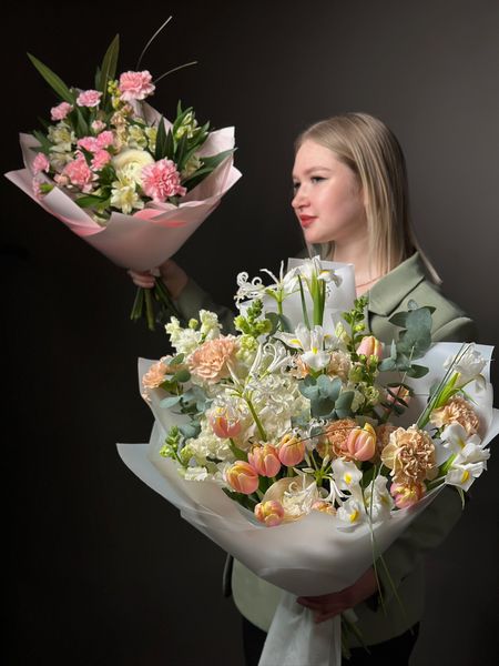 8 Марта — праздник весны и красоты: новая коллекция букетов от «Цветы Луны»