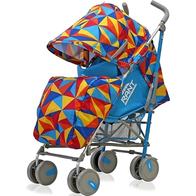 Детская коляска-трость Rant Molly Alu (Голубой с рисунком)
