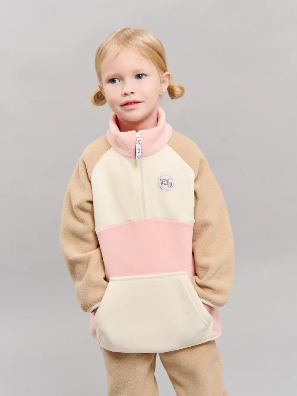 Костюм флисовый Колор блок "Зефир" 0+