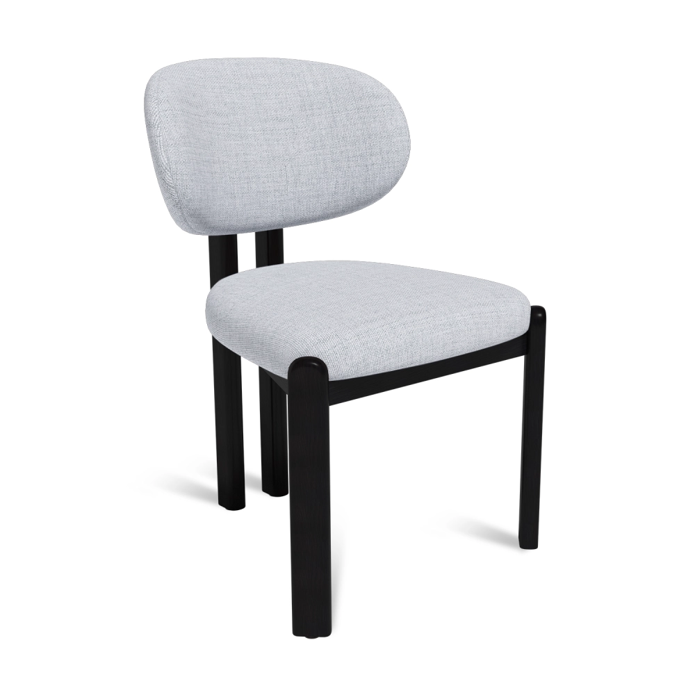 Стул Galloti, бук черный, рогожка wellton 990