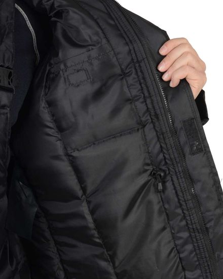 Костюм зимний "Сириус-Безопасность" полукомбинезон (черный)