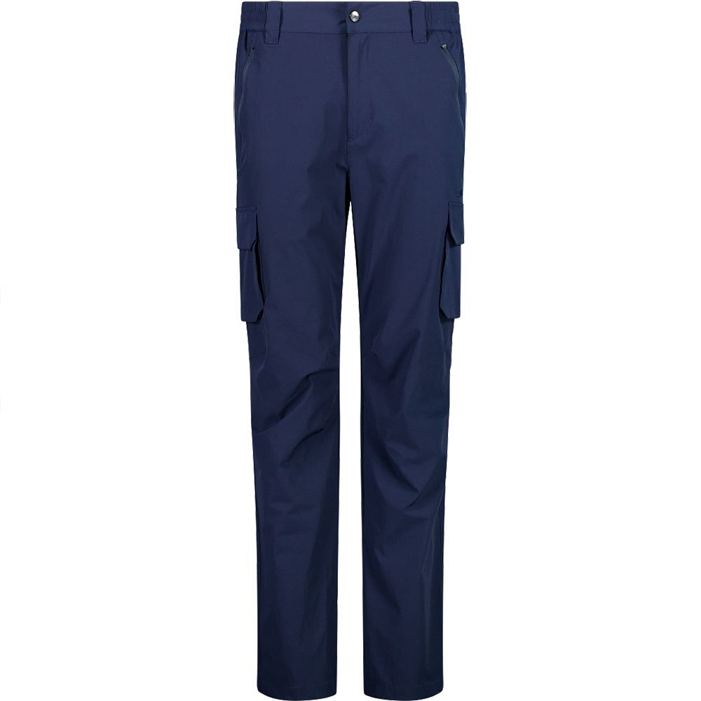 Брюки мужские CMP Men's stretch Trousers with Cargo Pockets, артикул 31T5617, цвет BLACK BLUE (N950)