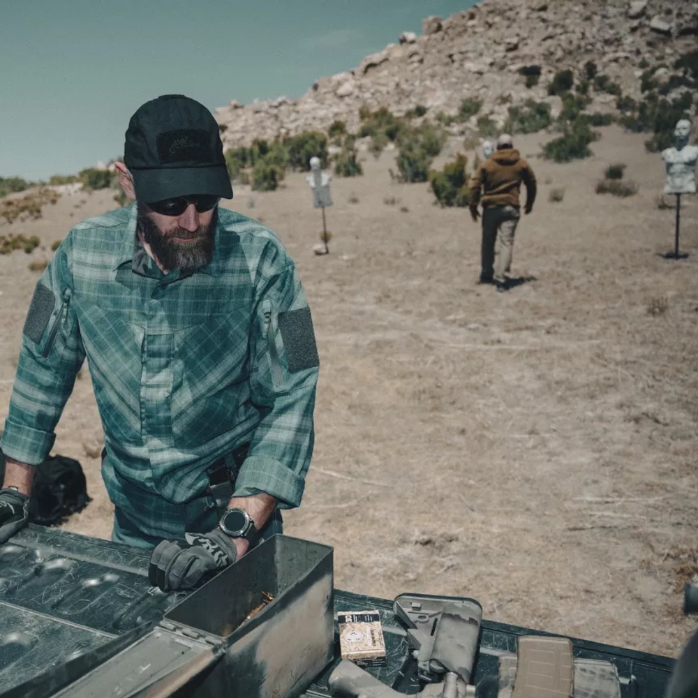 Рубашка MBDU NL Polyester Helikon (Western Blue Plaid)