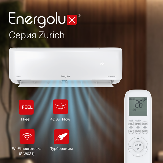 Инверторный кондиционер Energolux ZURICH SAS24Z5-AI/SAU24Z5-AI — (28)