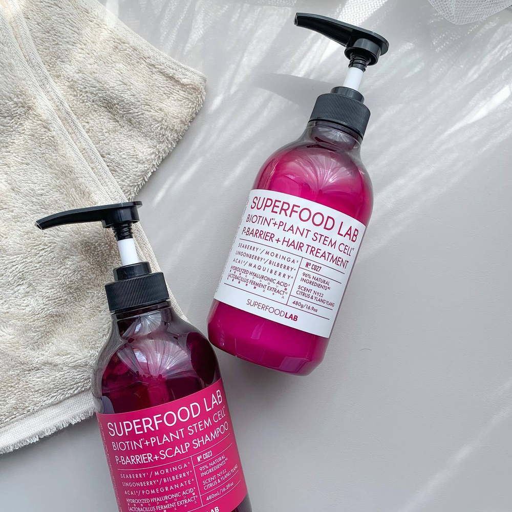 Бальзам-кондиционер с растительными стволовыми клетками Superfood Lab P-Barrier Scalp Treatment