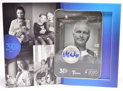 ИТАЛИЯ, 2020, 5 ЕВРО [СЕРЕБРО]