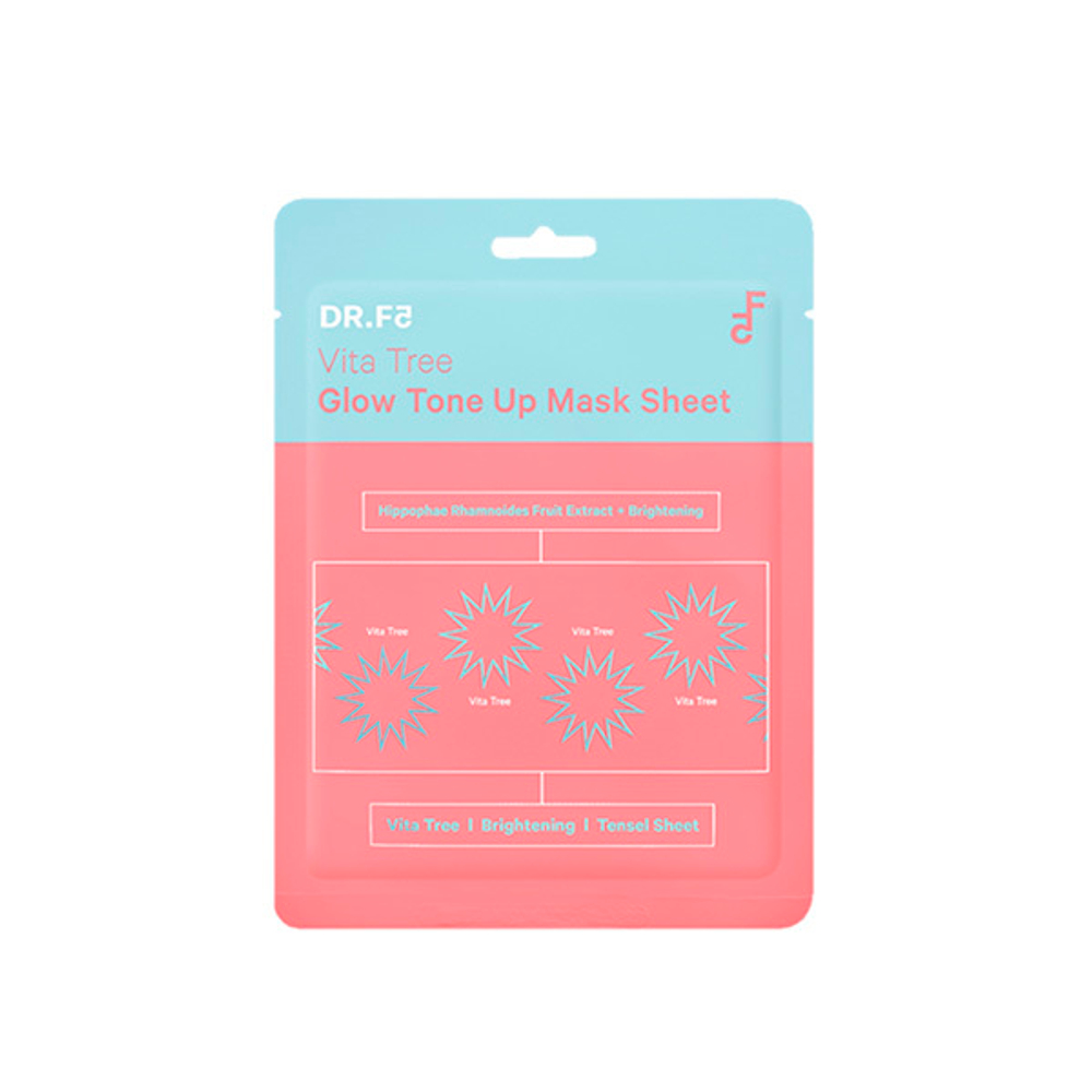 Витализирующая маска для выравнивания тона и сияния DR.F5 Vita Tree Glow Tone Up Mask Sheet 5шт